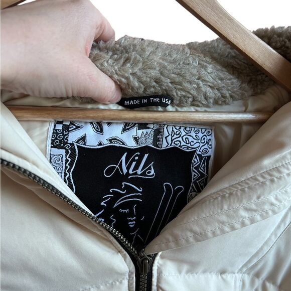 Vintage NILS ski jacket cream size 8 - Picture 6 of 8